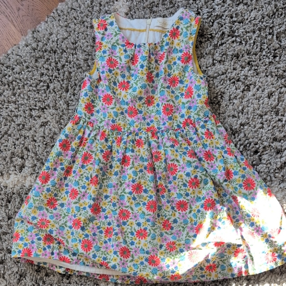 Mini Boden Colorful Floral Kids Dress